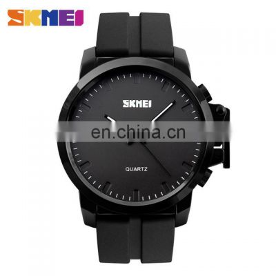 SKMEI 1208 Fashion Casual Men Large Dial Quartz Watches 30M Water Resistant Gentleman Wristwatches