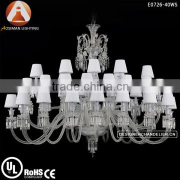 Baccarat Large Oval Chandelier with 40 Light