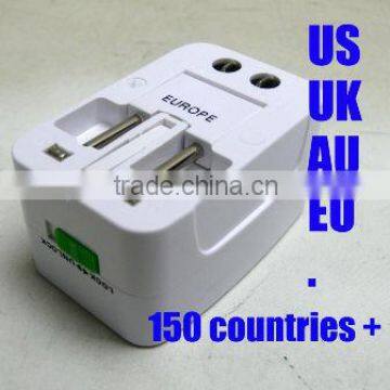 universal plug adapter,used for travel over more than 150 countries