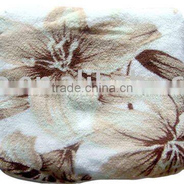 Printed Micro Coral fleece blanket