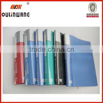 clear display book pp file 40 pockets