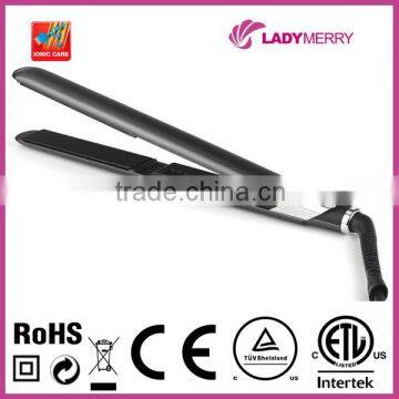 HOT Slim Body LED 230C Nano Tech india hair straightener with CE for Private Label