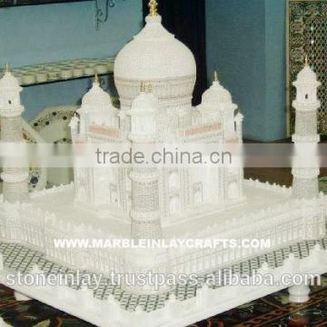 Lovely Handcrafted Marble Taj Mahal Sculpture