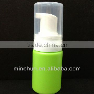 30ml HDPE foam bottle in green color
