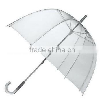 Clear PVC umbrella/ Promotion POE clear umbrella(Social audit and BSCI certified company)