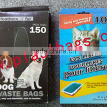 HDPE Environmental plastic pet garbage bags