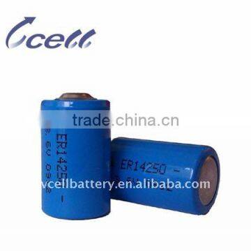 3.6V Lithium Battery 1/2AA ER14250