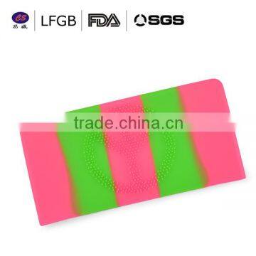 Factory price wholesale candy colorful hot sale silicone wallet