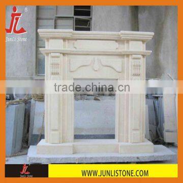 stone marble fireplace