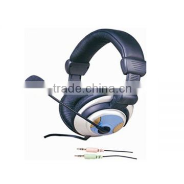 New product new design hot selling cheap long wire computer headphone with volum