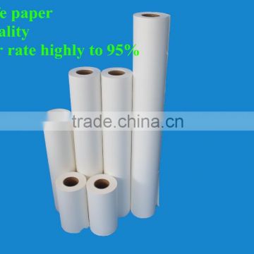 36"(0.914m*100m) 58gsm 80gsm 100gsm High transfer rate sublimation transfer paper