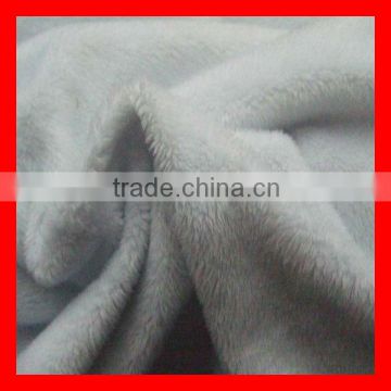 Polyester Solid Coral Fleece Fabric