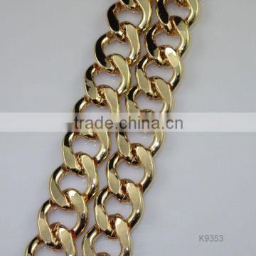 gold color handbag chain
