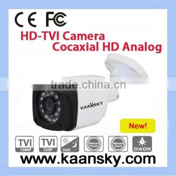 hd coaxial cctv tvi camera 1080p color ip66 bullet camera