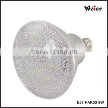 High Power 220V Led Par30 Light 8W High Quality E27 Led Par30 Lighting Fixture