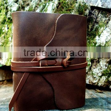Pure Leather Journals With Flap at Affordable Cost