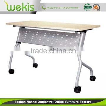 Custom-Made Elegant Folding Table With Casters