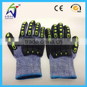Cheap price cut resistant working gloves level 5