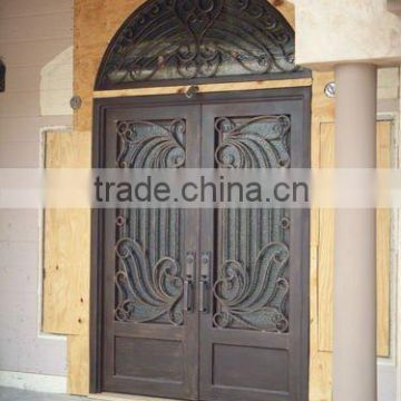 ornamental wrought iron door made in china