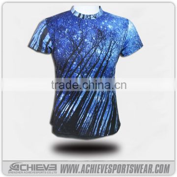 custom xxxl t-shirt sport mens polyester spandex t shirts