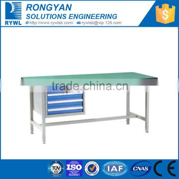 light duty drawers workshop tables for assembling line