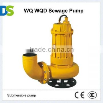 WQ Cast iron or Stainless steel Submersible Sewage Pump electric water pump