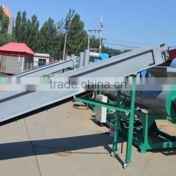 PVC belt conveyor for recycling machine