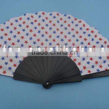 advertising plastic folding fan with logo printing