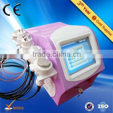 Hot selling top quality CE TUV portable 5 in 1 ultrasonic transducer cavitation
