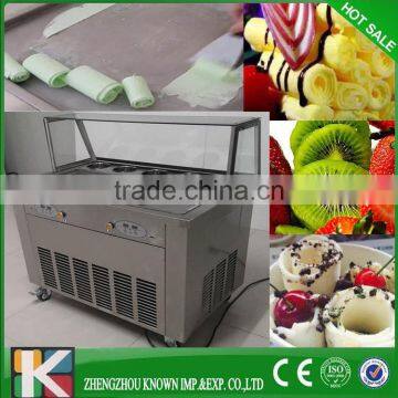 factory supply fried ice cream roll machine 110V small ice cream machine