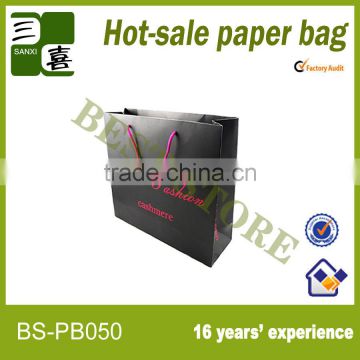 2013 wax coated paper bag for cosmetic in shanghai China