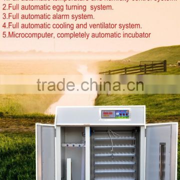Best price fully automatic chicken egg incubator holding 528 egg incubator