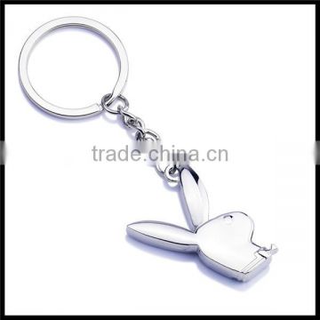 Souvenir metal rabbit shape key chain for sale