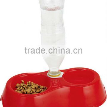 plastic bowl with water dispenser