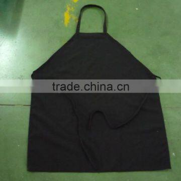 Black 100% Spun Polyester bib Aprons with tubular ties Looks and feels like cotton excellent colour retention No pilling