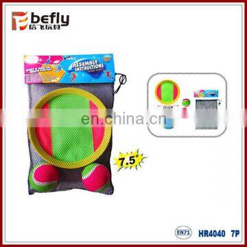 Fun sport toy sticky ball catching disk from shantou