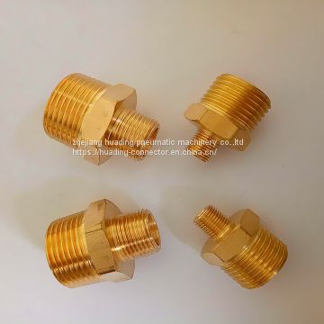 brass male nipple M1/8xM3/8 , BSP ,BSPT,NPT,G,ZG thread adaptor