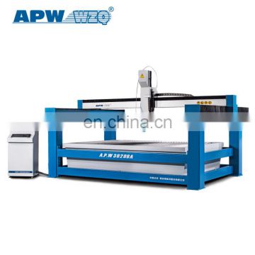 APW Diamond Orifice waterjet cutting machine for metal stone glass with Italian CNC Control System Double Intensifiers Pump