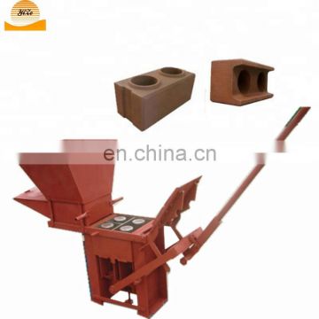 Mini interlocking clay brick making machine, manual brick press for sale