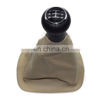 NEW Beige Gear Shift Knob Gaitor Boot 5 Speed For VW PASSAT 1996-2005