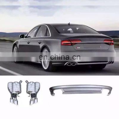 Manufacturer high quality for audi S8 Rear diffuser with 2014