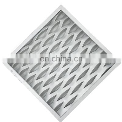 Power Coating Aluminum Expanded Metal Mesh Ceiling Titles with Frame