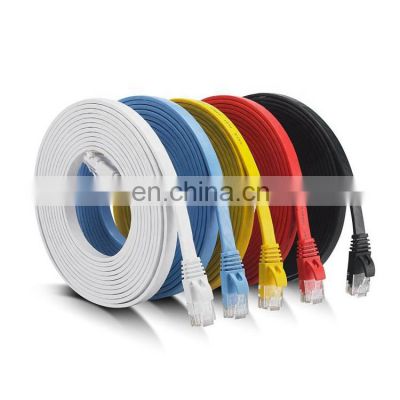 Cat 6  UTP Lan Cable Flat Wire  Internet Cables With RJ45  Connector