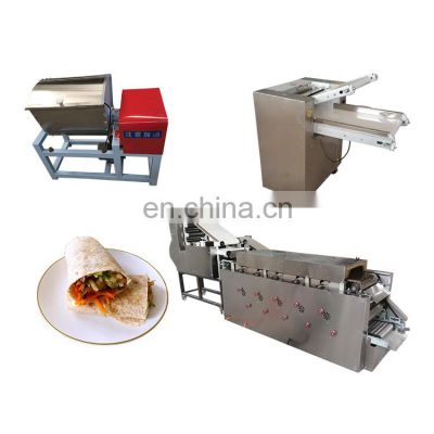 fully automatic Tortilla Forming Baking Producing Line Pita arabic bread making machine