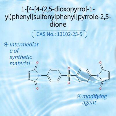 1-[4-[4-(2,5-dioxopyrrol-1-yl)phenyl]sulfonylphenyl]pyrrole-2,5-dione   CAS No.: 13102-25-5