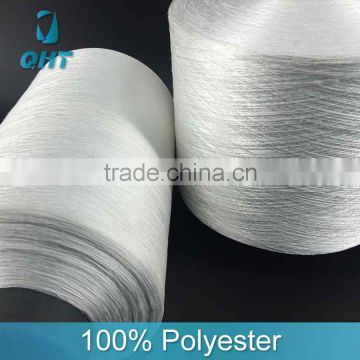 Excellent chip spinning 100% polyester spun fdy yarn made in china