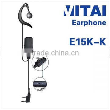 VITAI E15K-K G-Shape Earhook & Earbuds Tube Type Walkie Talkie Earphone