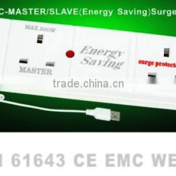 PC Master/Slave surge protector extension socket