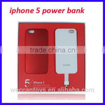 magnetic adsorption combined mobile power bank for iPhone5 5S 5C 2800mah unique power bank