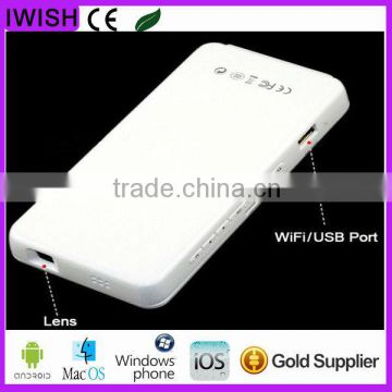 3D DLP black xenon projector wifi support Android iOS Windows Mac